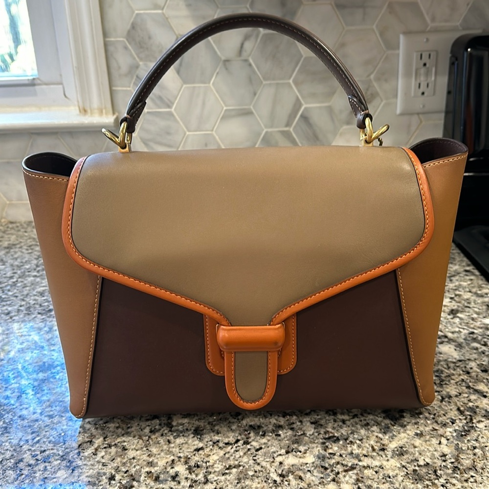Coach Courier carryall in color block
